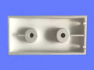 High temperature resistant porcelain shell